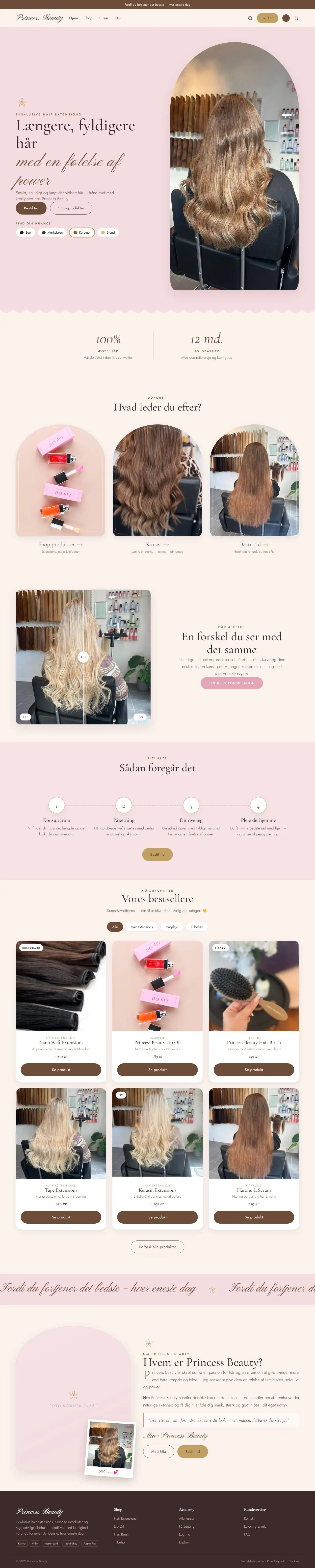 Princess Beauty: Hjem